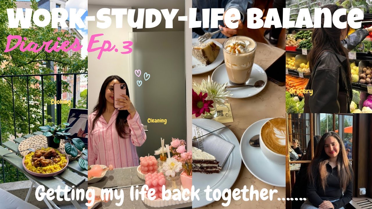 Work-Study-Life Balance Diaries Ep.3🧑‍🍳:Getting My Life Back Together 🌸💞🌷نظمت حياتي من جديد 🇩🇪👯‍♀️🧸