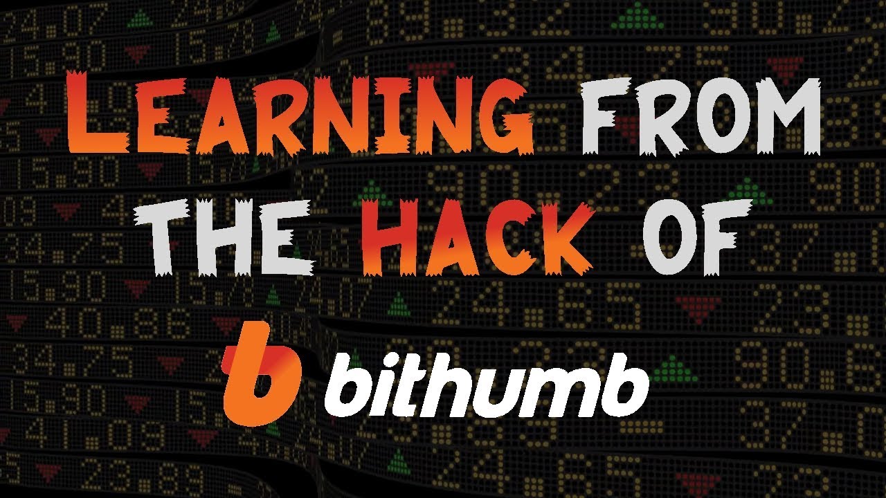 Bitthumb: A $30 Million Dollar Education
