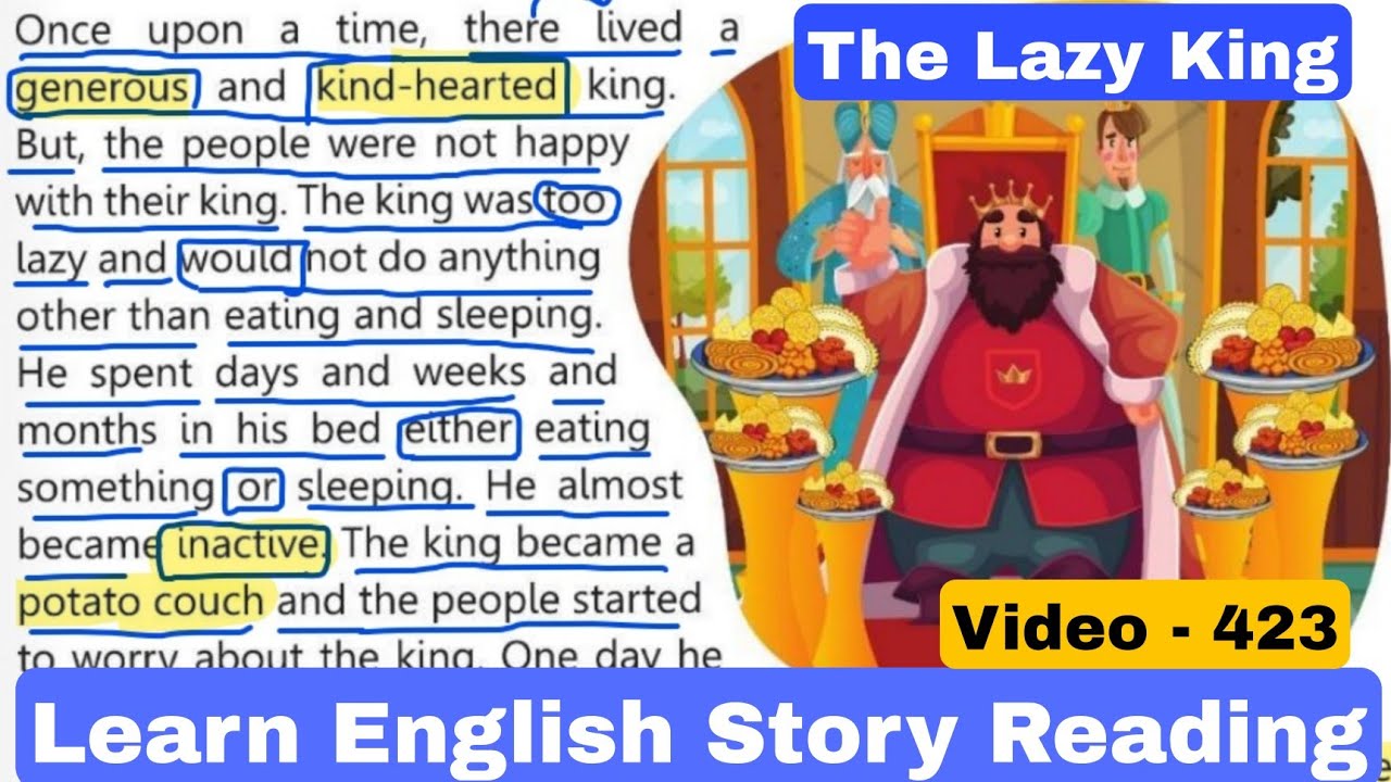How to read English - Story Reading and Listening Practice - English Speaking Course