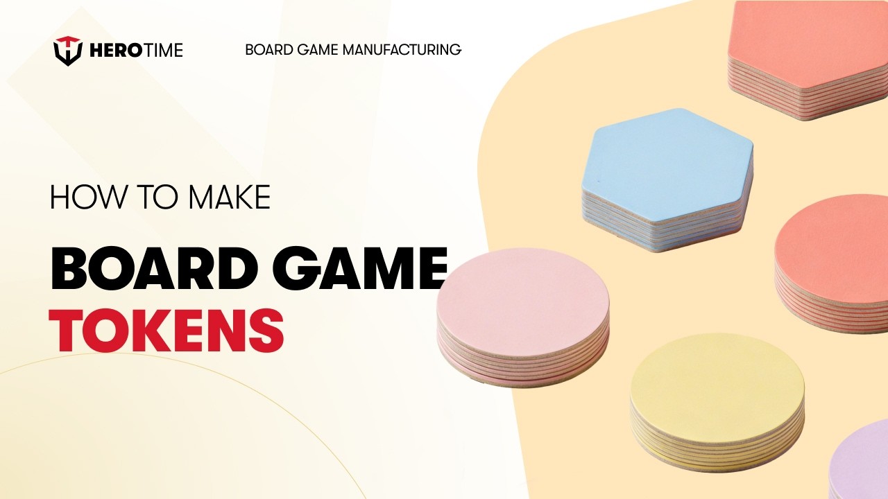 How to Make Board Game Tokens - Hero Time Manufacturing