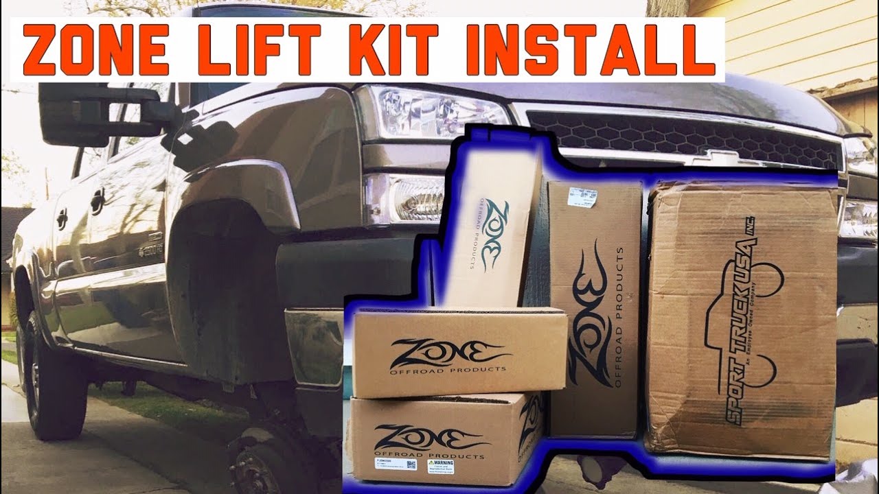 3'' Zone Lift Kit Install: 07 Duramax(Warning:don't try at home or alone)