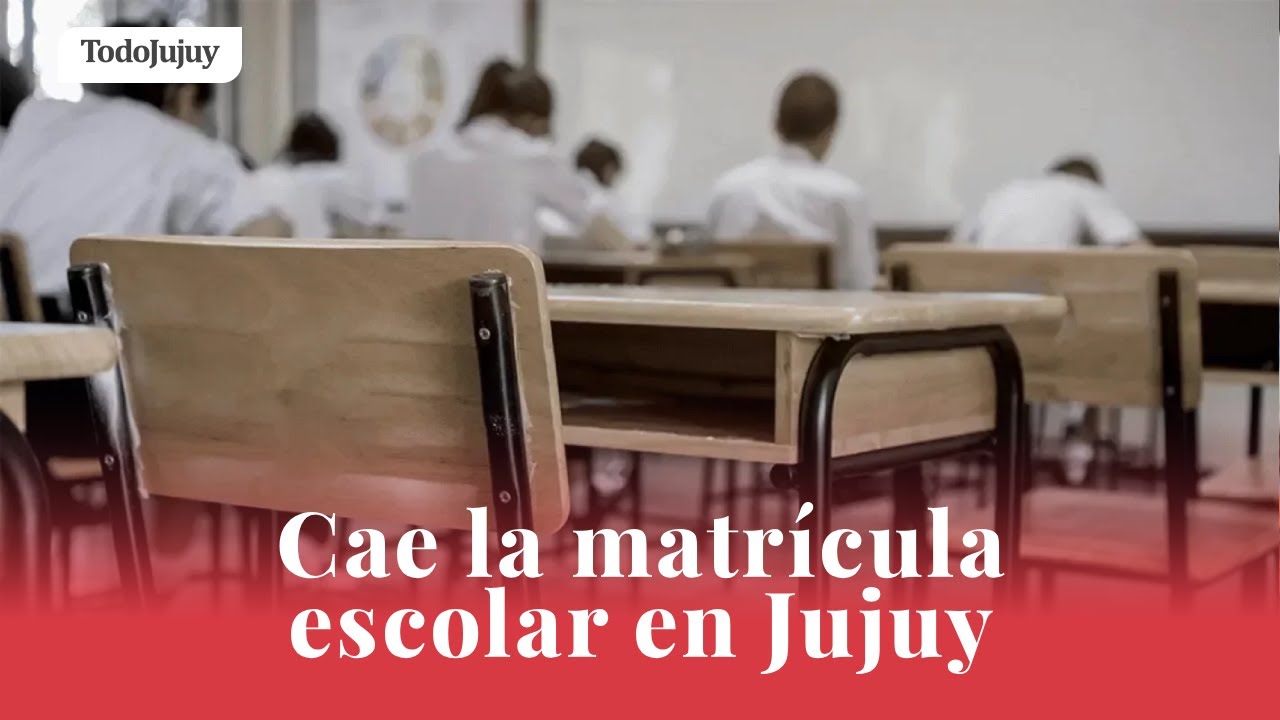 Cae la matrícula escolar en Jujuy y proyectan aulas con 10 alumnos por docente hacia 2030