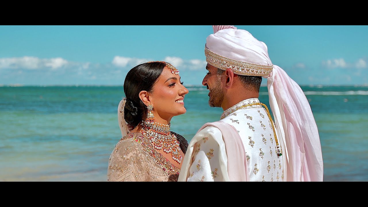 Luxury Indian Wedding in Cancun, Mexico (4K) | Garza Blanca Resort