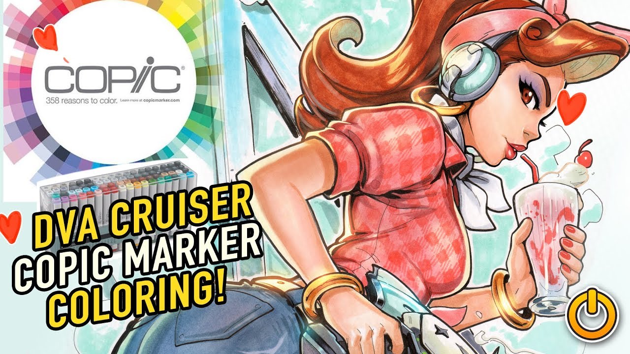 How to COPIC MARKERS?  A Coloring Tutorial