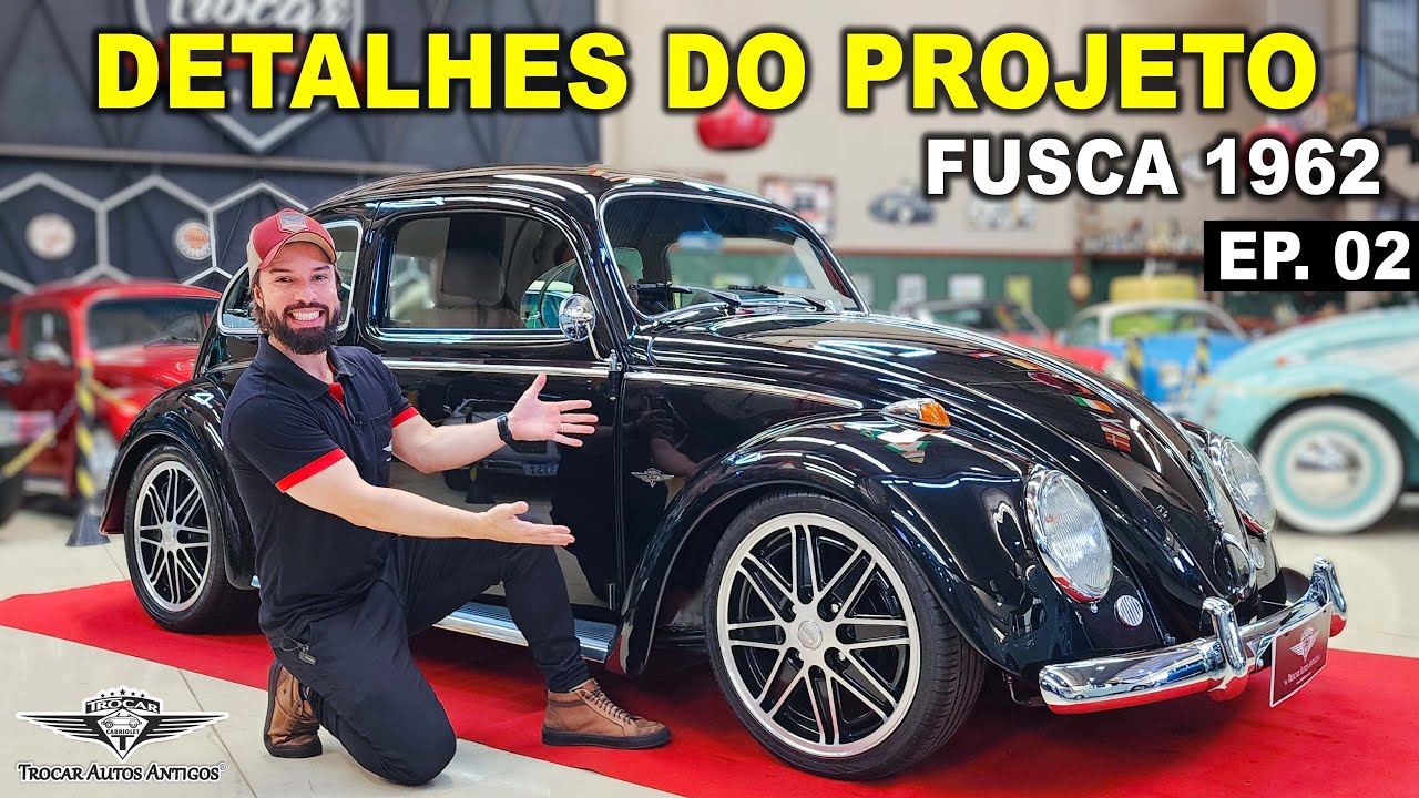 ESSE VIRALIZOU! Fusca Black Edition em detalhes! 😍😱  MARAVILHOSO! Fusca preto metálico 1962 - EP. 02