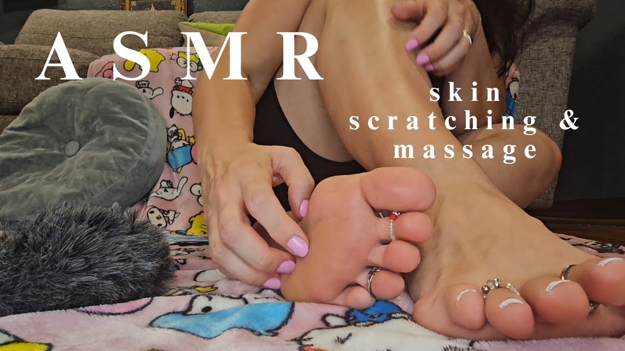 ASMR | Skin Scratching | no talking | Scratching Sounds & Massage| VIBES