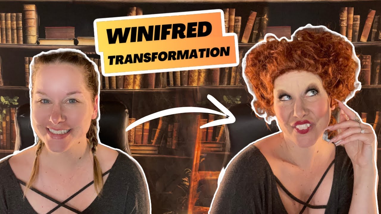 I turned myself into Winifred Sanderson from Hocus Pocus!