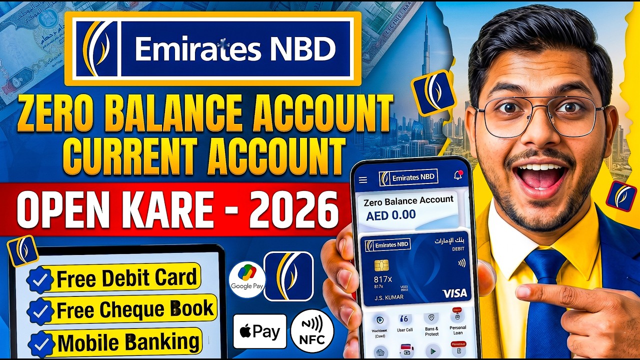 How to Open Emirates NBD Bank Account Online in UAE 2026