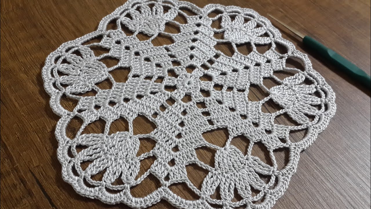 Tığ işi dantel örgü modeli yapımı & Crochet
