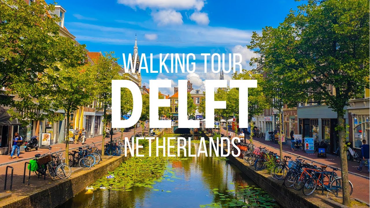 Delft, Netherlands 🇳🇱 4K Walking Tour (July 2021)
