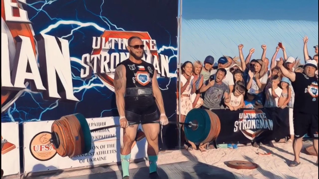 406kg !! Deadlift world record strongman u105kg!