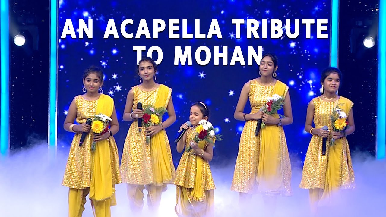 An acapella Tribute to #Mohan by Super Singer Juniors ❤️😍 | Full Song | Episode Preview