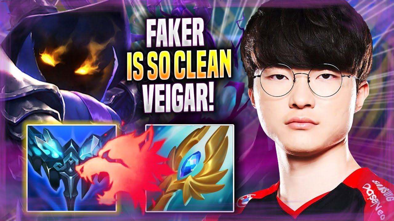 FAKER IS SO CLEAN WITH VEIGAR! - T1 Faker Plays Veigar MID vs Vladimir! | Season 2022