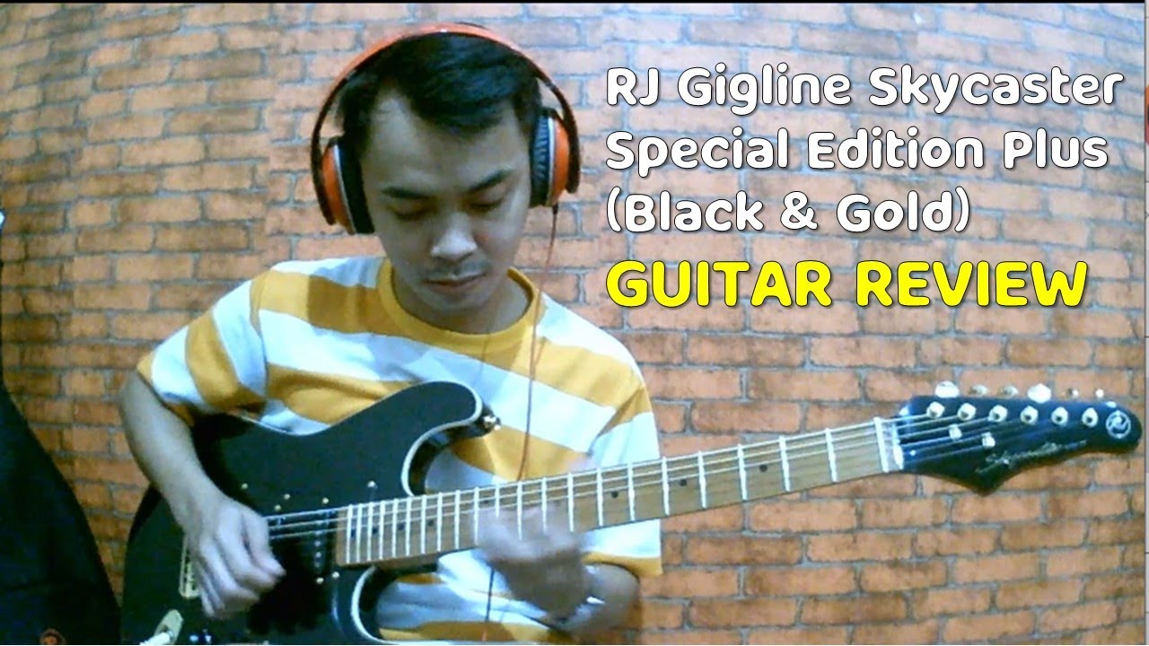 RJ Gigline Skycaster Special Edition Plus (Black & Gold) - Guitar Review