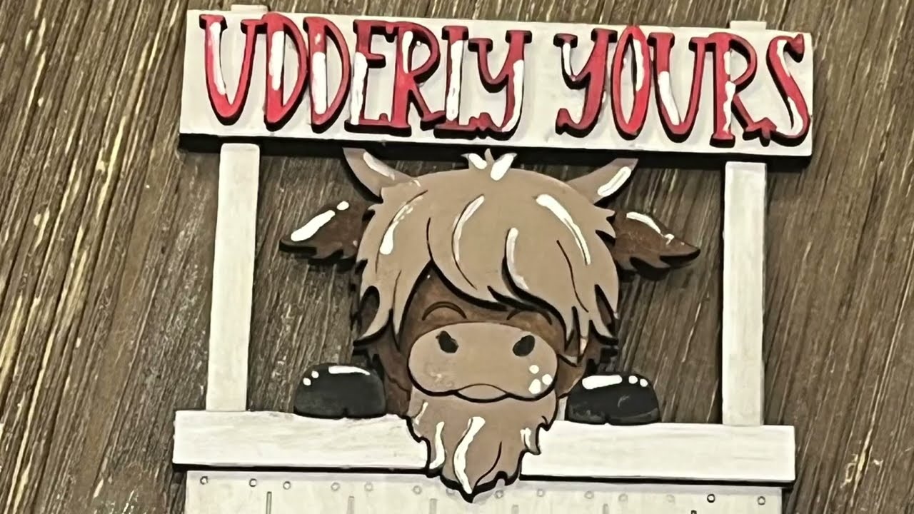 Valentine Highland Cow - Udderly Yours