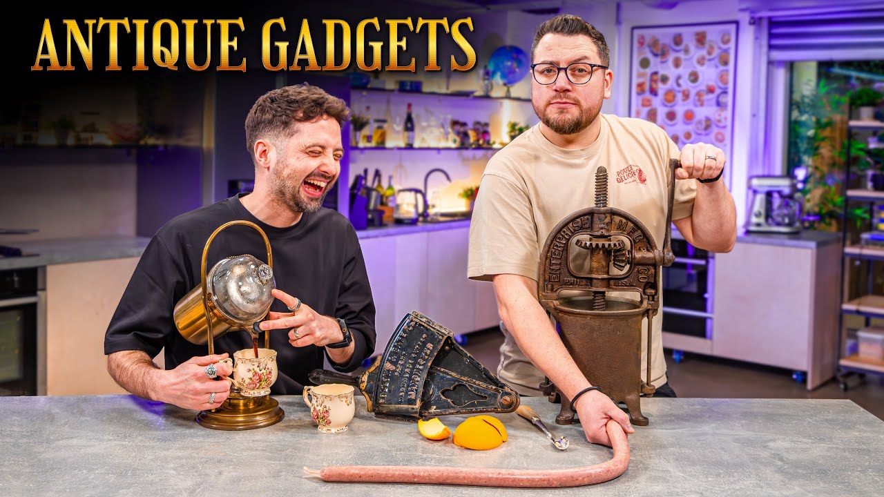 Reviewing ANTIQUE Kitchen Gadgets | Sorted Food
