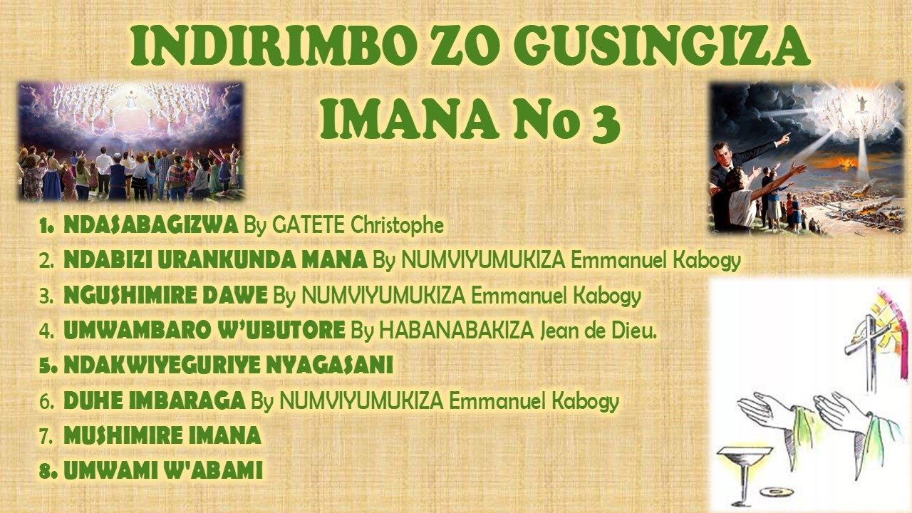 INDIRIMBO ZO GUSINGIZA IMANA No 3