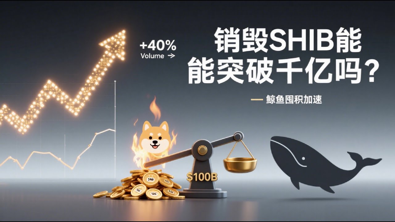 SHIB最新消息 |  鲸鱼加速囤SHIB，柴犬币销毁机制能否撬动千亿市值？  #MEME币  #Shibarium
