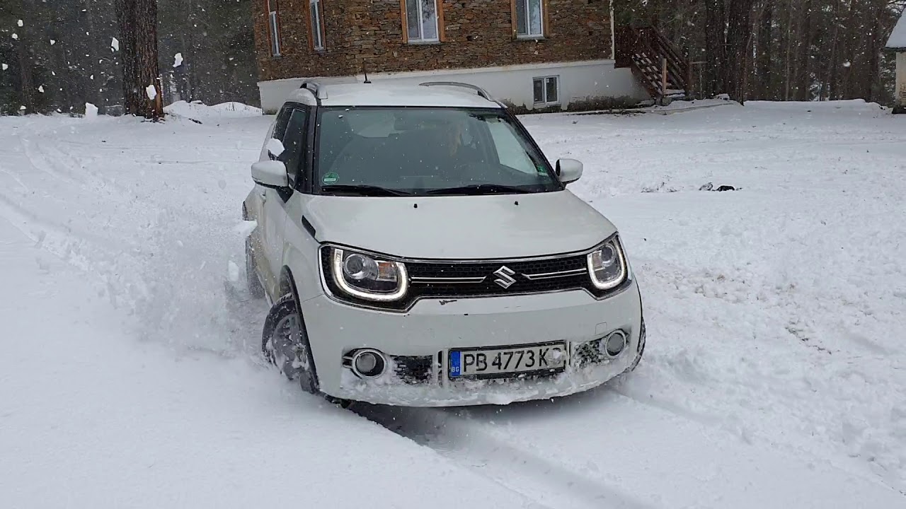 Suzuki Ignis ALLRAD  Drift in The Snow ESP OFF