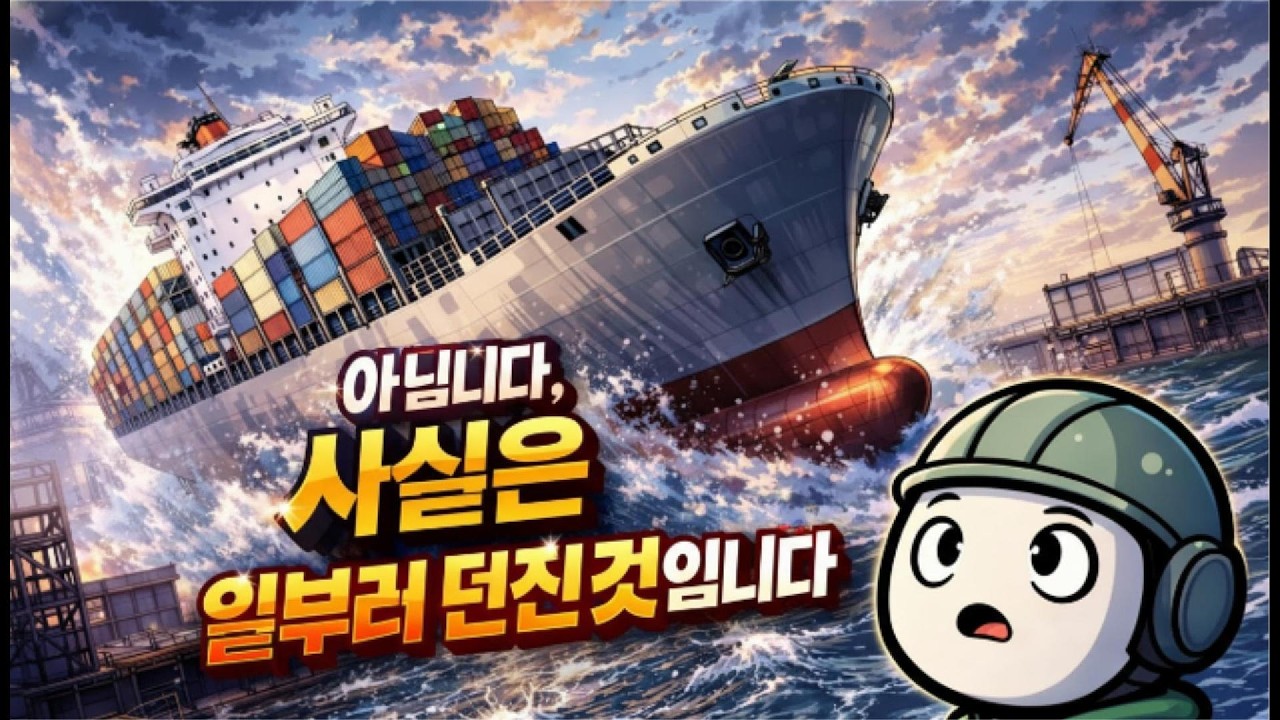 수만 톤 배를 ‘옆으로 던져도’ 안 뒤집히는 이유｜측면 진수의 물리학
