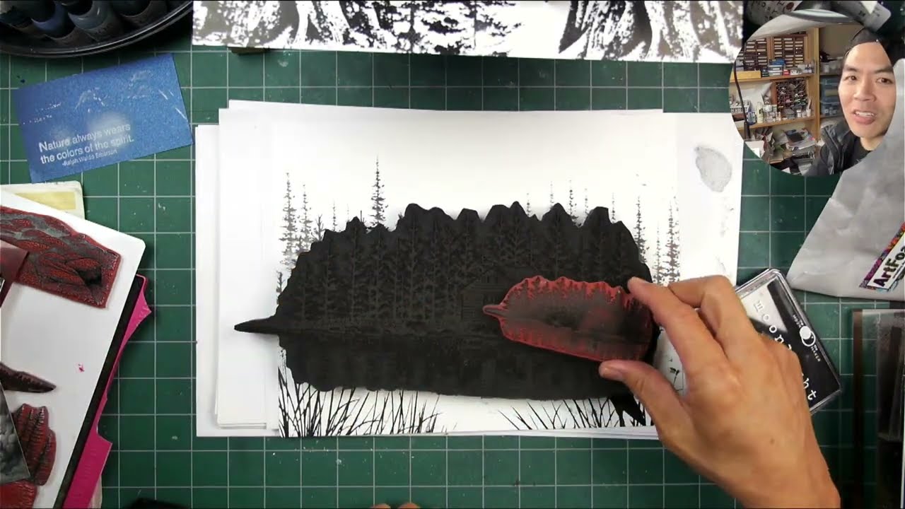 Stampscapes 101: ART FOAMIES!!! First Tests