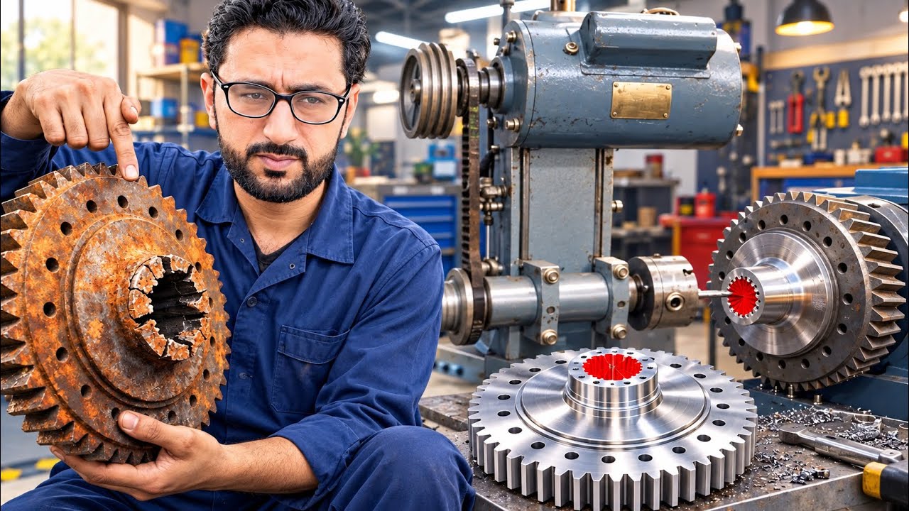 ATF Heavy Duty Steel Gear with Internal Splines | Powerful Transmission Component ⚙️🔧