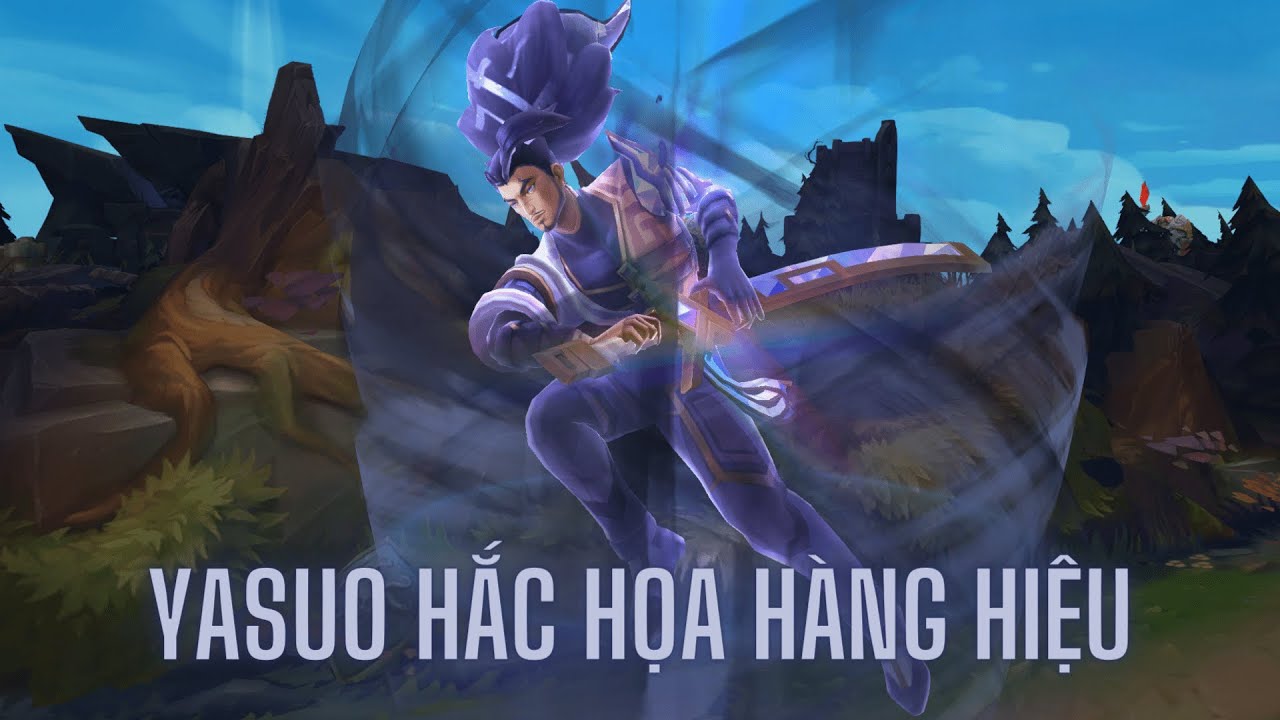 Trang Phục Yasuo Hắc Họa H&agrave;ng Hiệu - Li&ecirc;n Minh Huyền Thoại