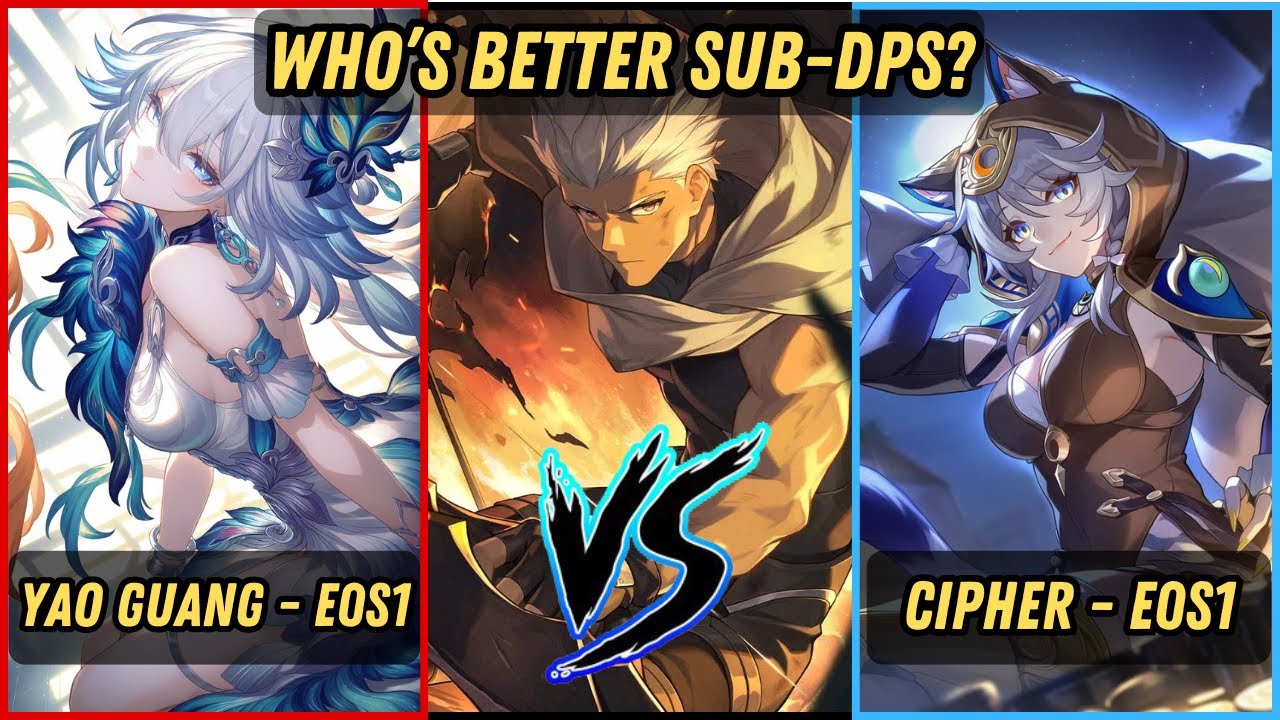 V1 | Is Yao Guang Better Than Cipher as a Sub-DPS for Archer? | Sub-DPS Comparison | New APOC 4.0
