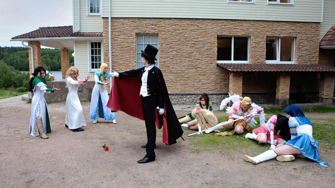 Sailor Moon cosplay. The End Of Millennium. 2 Clip: Role-playing game. 12-14 June 2014. Shi-tennou
