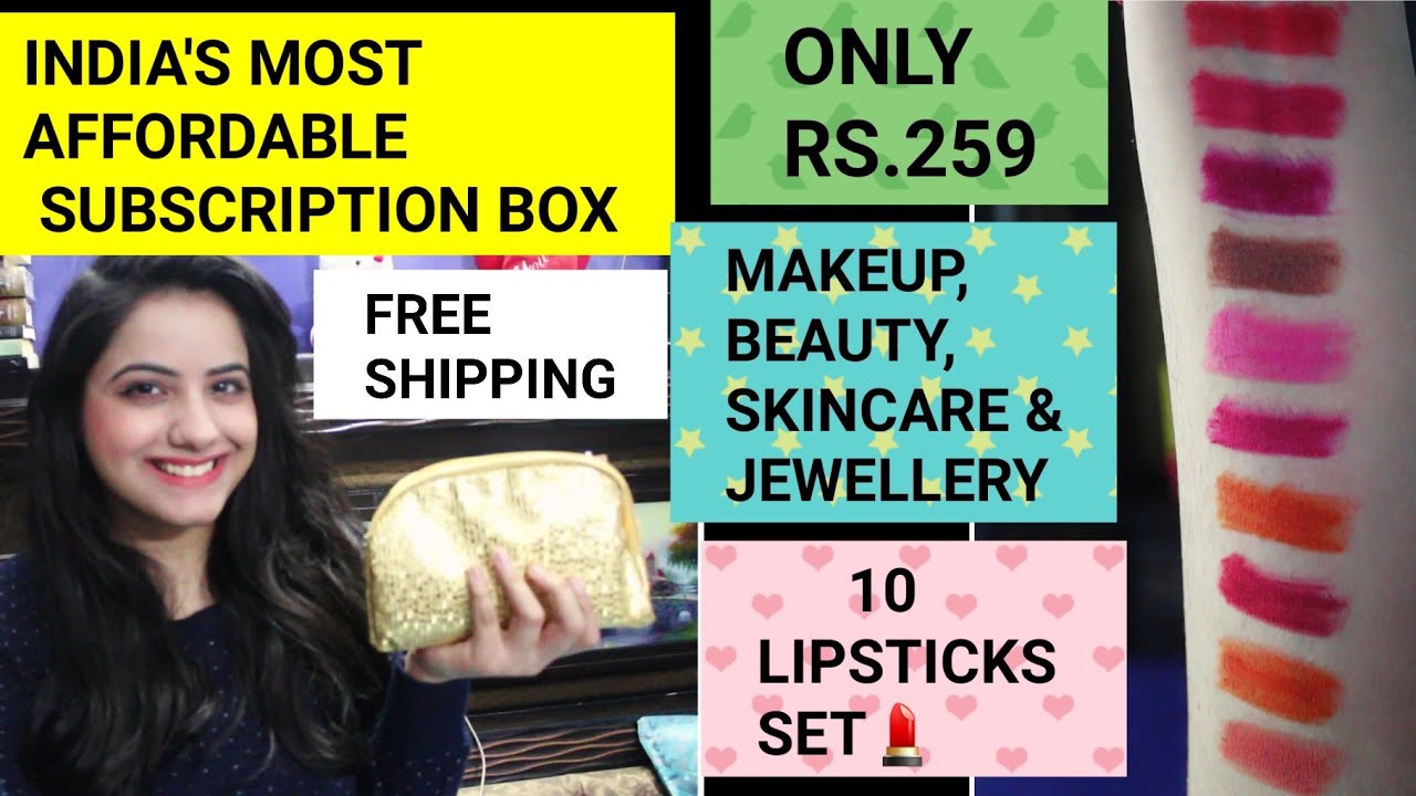 INDIA'S MOST AFFORDABLE SUBSCRIPTION BOX|EUPHORBIA BOX MARCH 2019|BEAUTY SUBSCRIPTION BOX|HOLI 2019