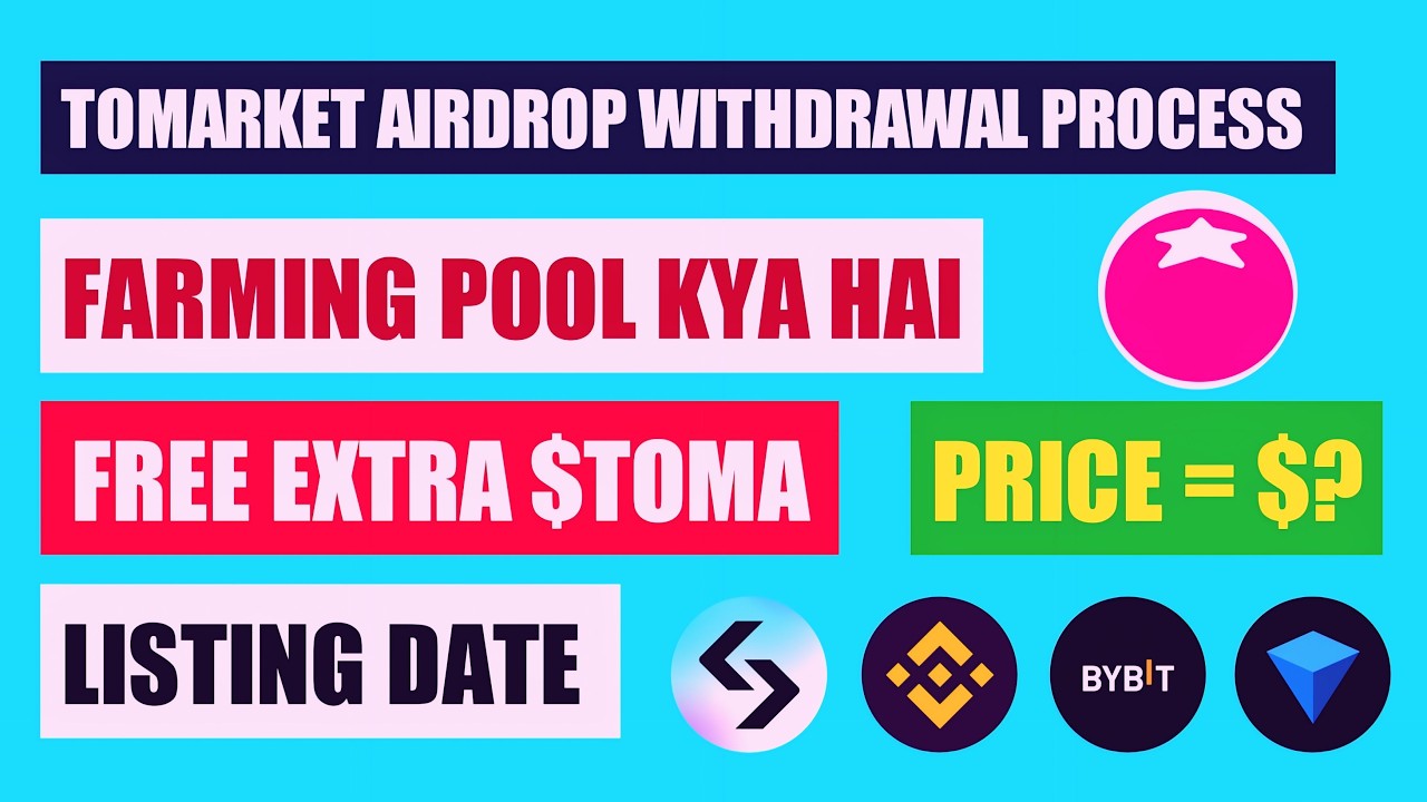 Tomarket Airdrop Withdrawal Process and Listing Date !
