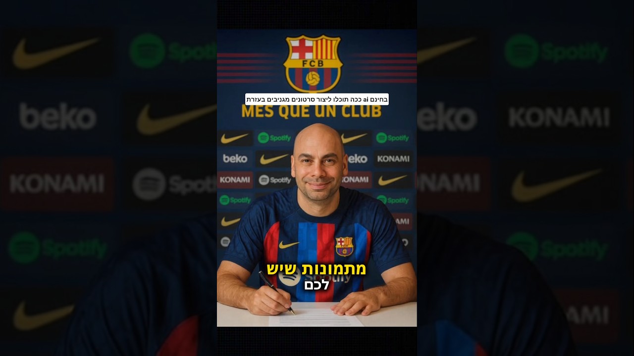 ככה תוכלו ליצור סרטונים מגניבים בעזרת ai בחינם