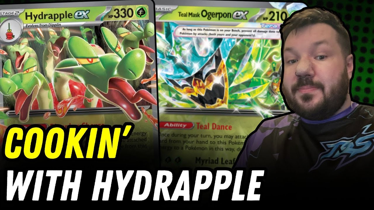 Cookin’ Up Hydrapple ex with Teal Mask Ogerpon ex | Pokemon TCG Stellar Crown