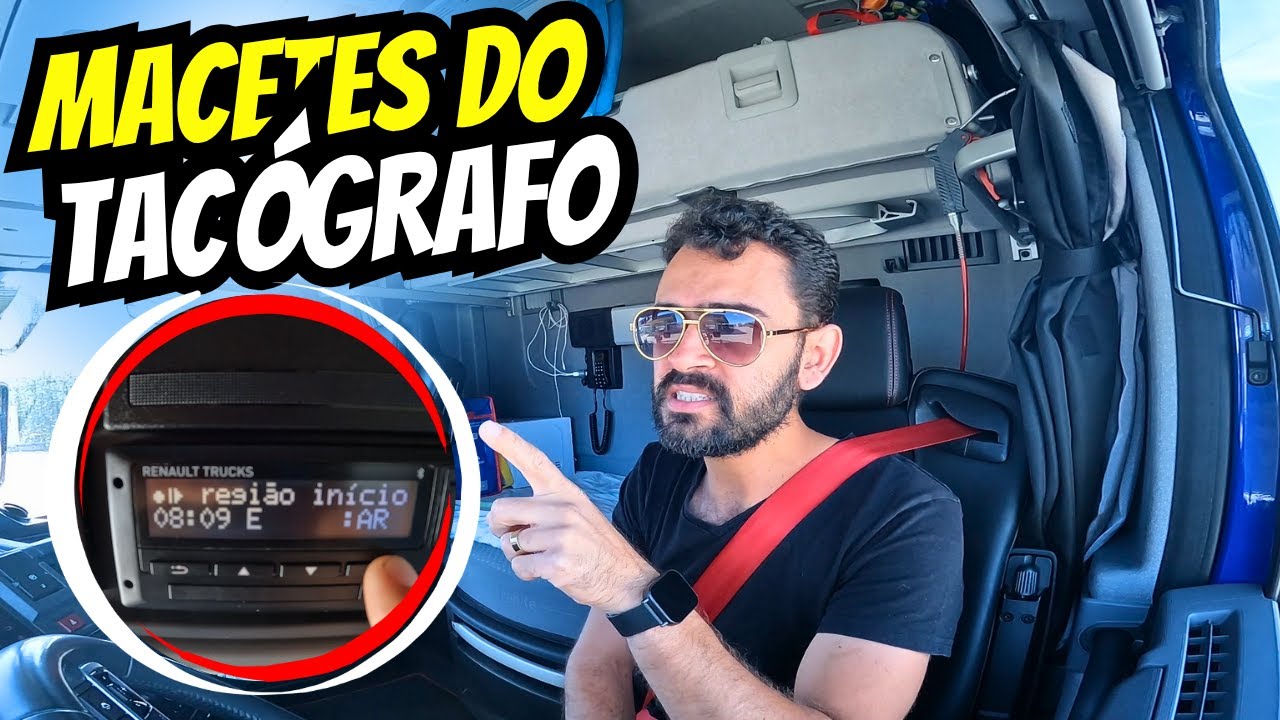 PARADAS ESTRATÉGICAS E SEGURAS, DICAS DO TACÓGRAFO!
