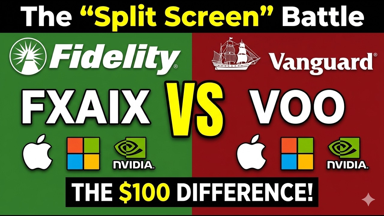 FXAIX vs VOO: The $100K S&P 500 Showdown (The Truth Nobody Talks About!)