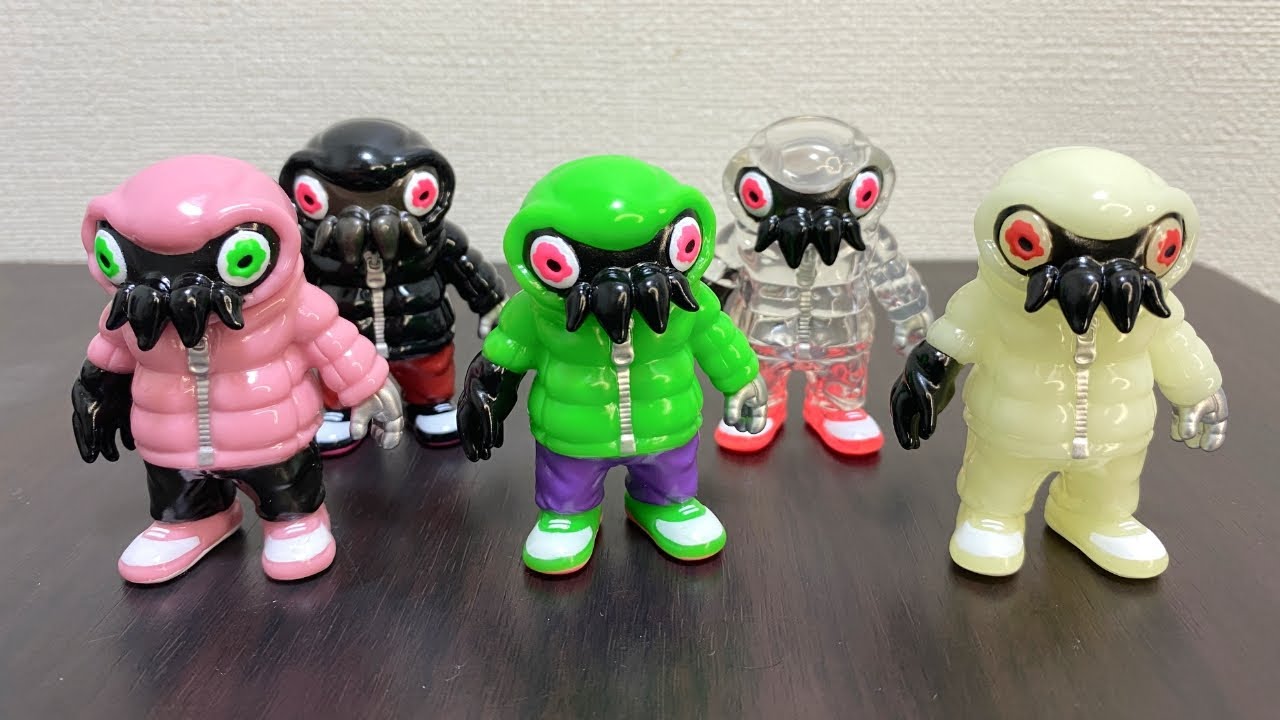 【VAGガチャ】GYAROMI クトゥルフオイドを細かく見てみよう（蓄光はよく光る）ソフビ