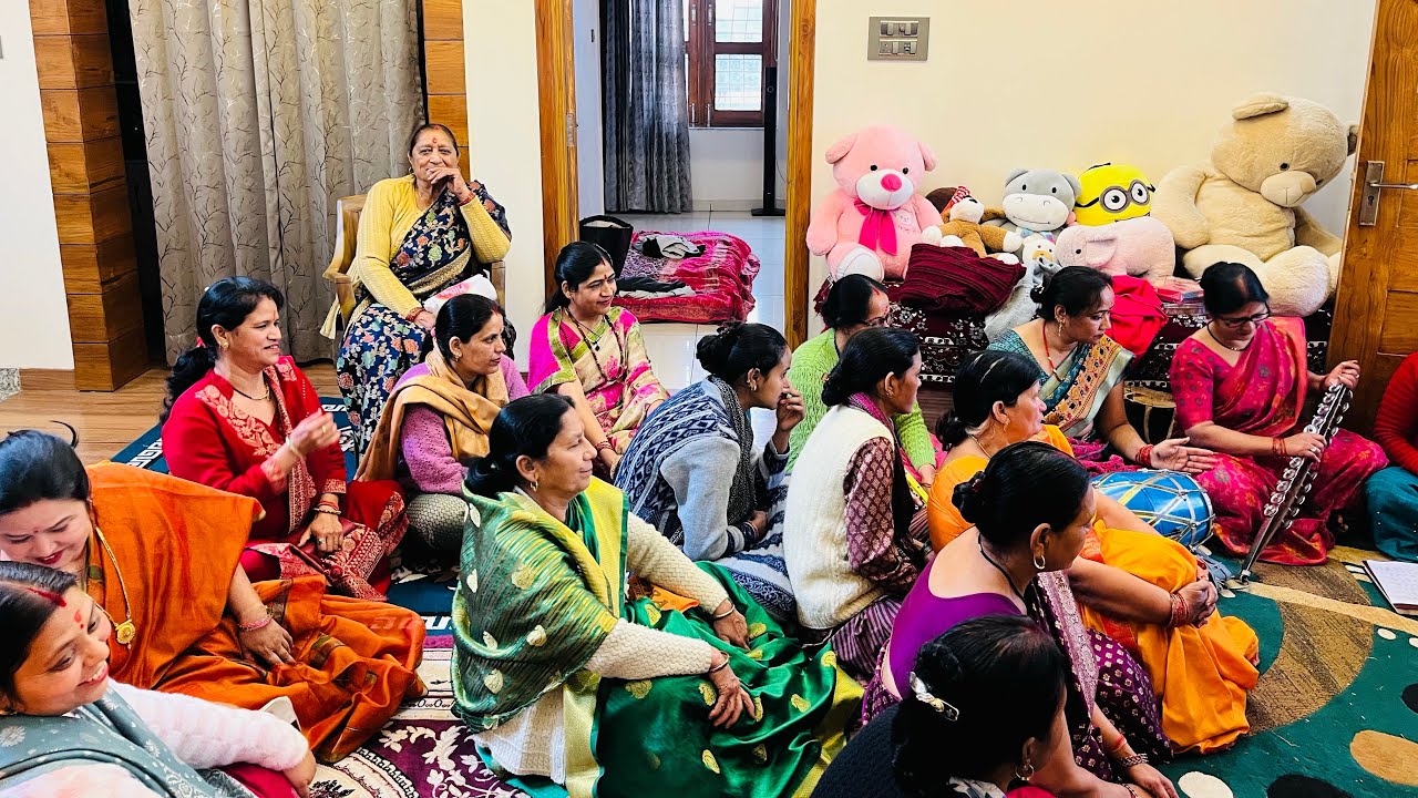 😇🙏Ghar mai karaya kirtan sagai ki kushi mai❤️❤️