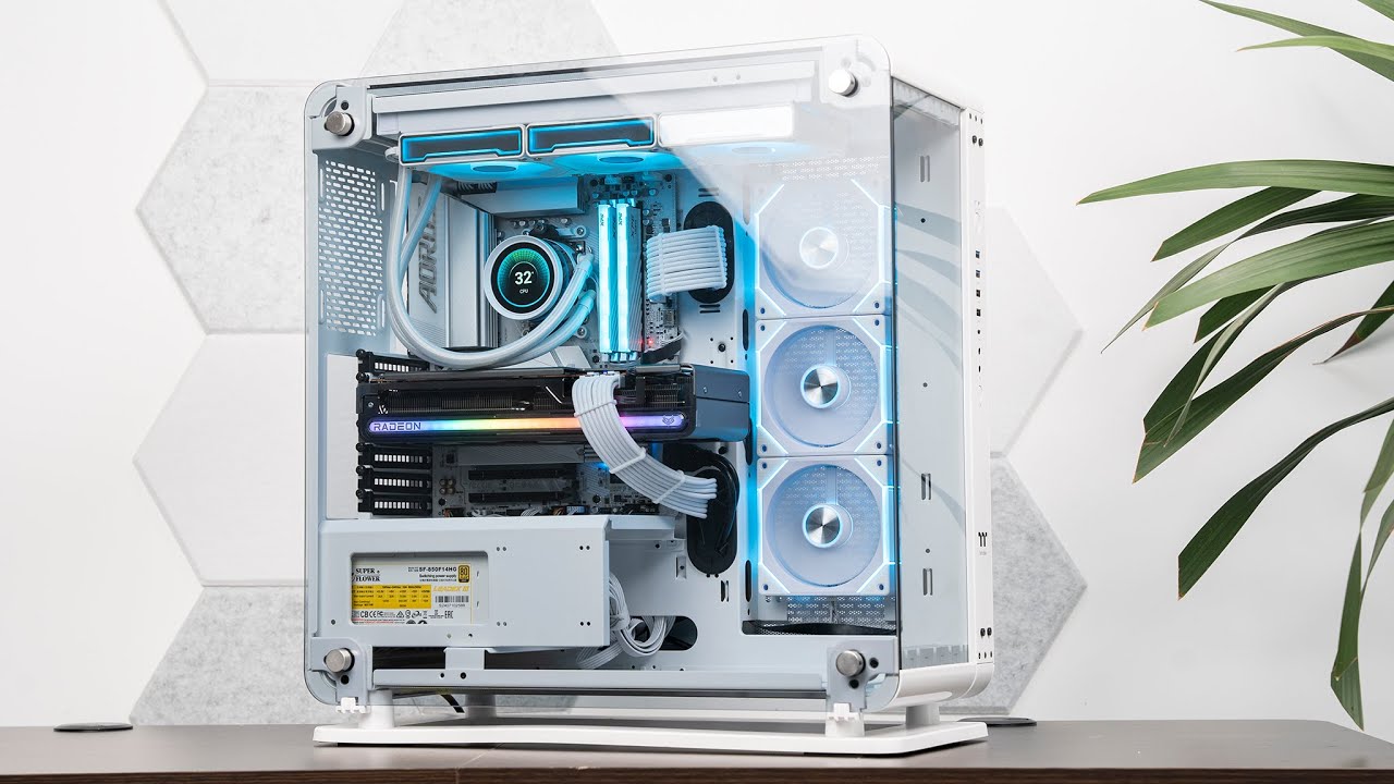 Thermaltake Core P6 TG Snow - Vỏ case đẹp nhưng ít người chơi, gaming pc 7800X3D -  RX 7800XT