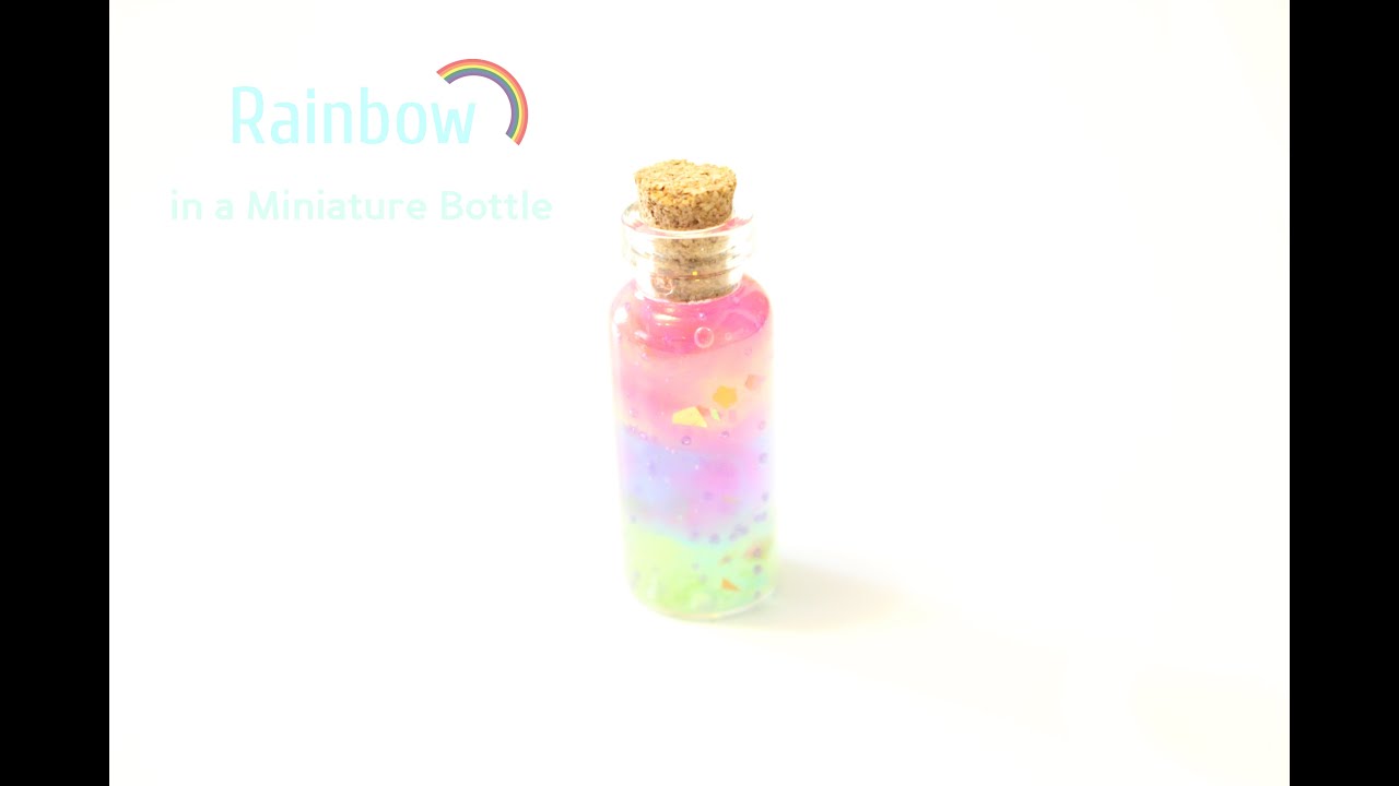 'Rainbow' in a Miniature Bottle