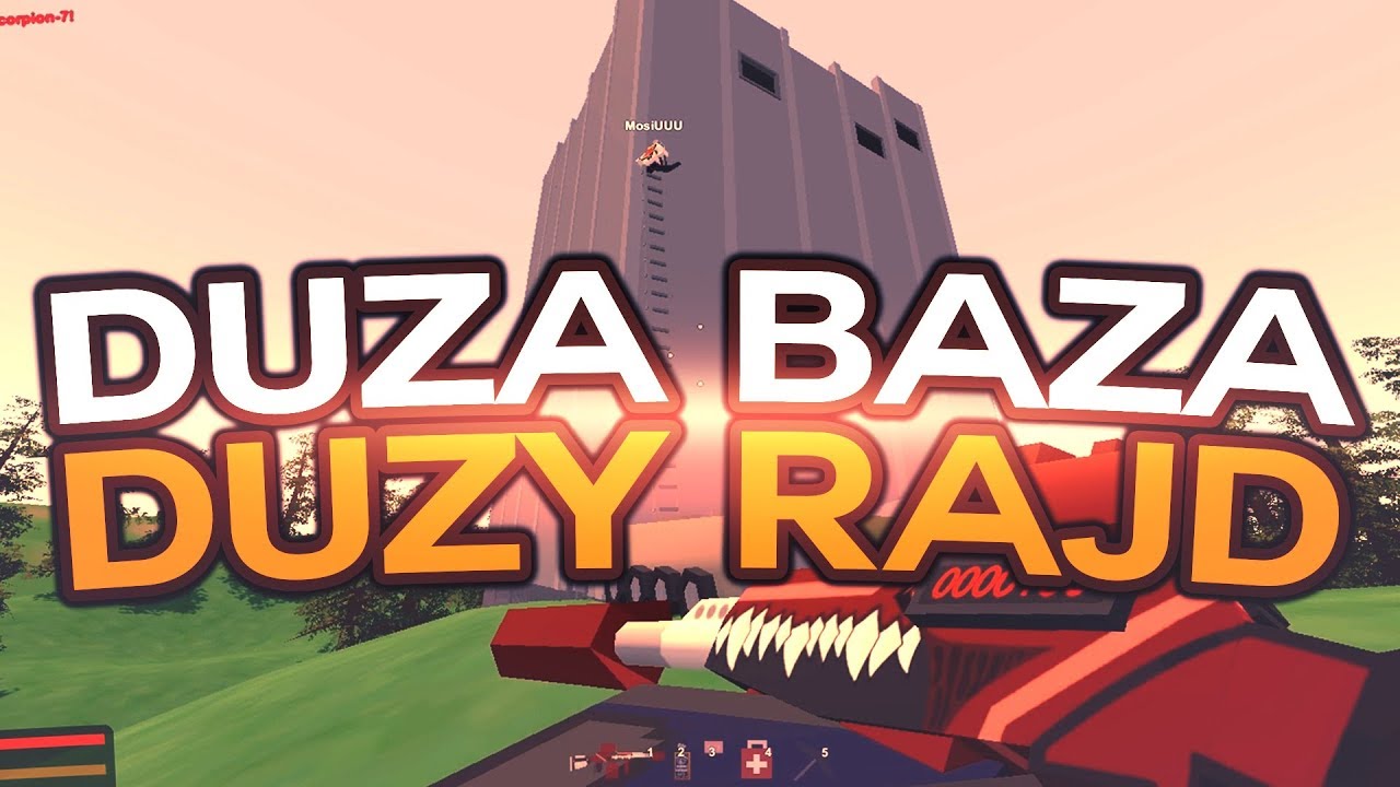 RAJD NA DUUUŻĄ BAZĘ (PRAWIE 100 C4!) - UNTURNED