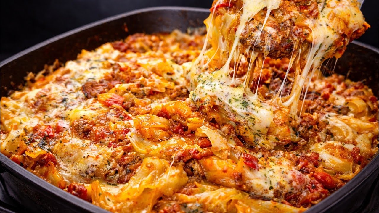 I Never Thought Cabbage Could Taste This Good (Simple, Cheesy, One Pan)