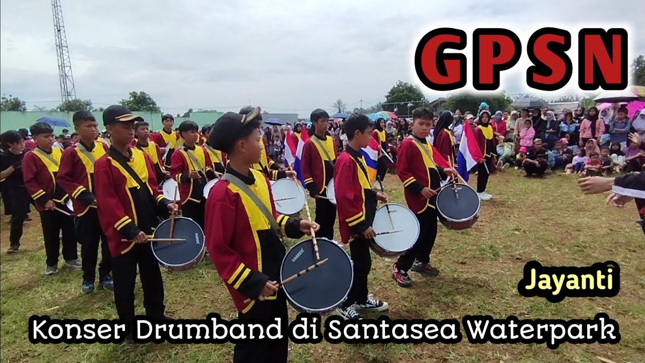 DRUMBAND GPSN NAGRAK di lapang Gumbira Sukabumi