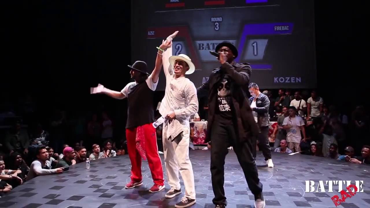 AZIZ vs FIREBAC - POPPING TOP16 - Battle BAD 2016