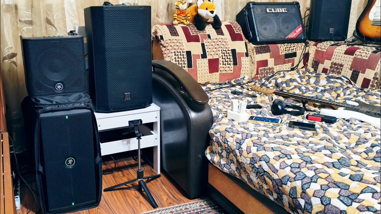 Everse 12 paired with Everse 8 and Subwoofer Mackie Thump SUB Go - Bass Test