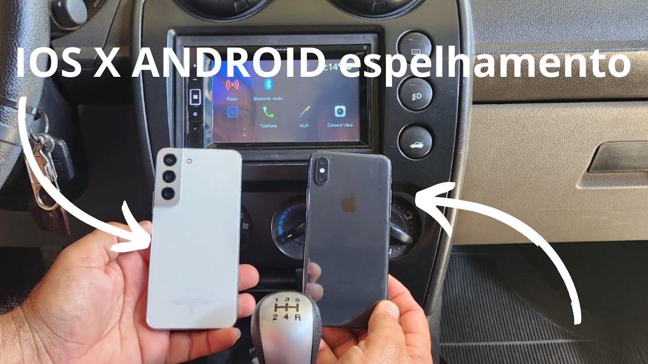 Espelhamento IOS x ANDROID no aparelho Pioneer Dmh 248bt