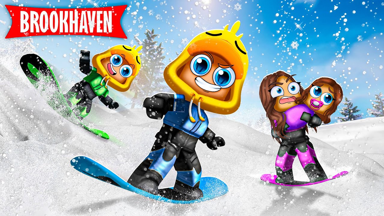 Familie Dennus Gaat Op SNEEUW VAKANTIE! (Roblox)