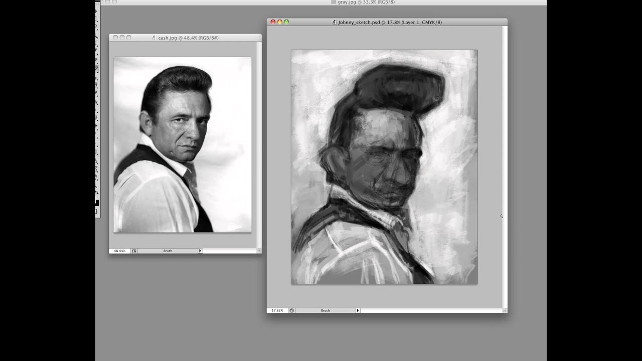 Trailer: Jason Seiler Paints John R. Cash Follow Gumroad link for full length tutorial.