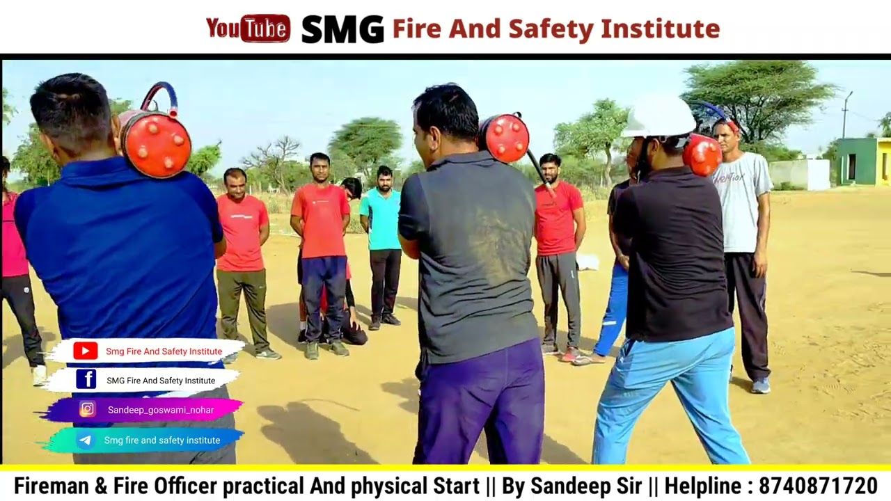 Fire Extinguisher Drill || by Sandeep Sir || अग्निशमयंत्र ड्रिल @SMGFIREANDSAFETYINSTITUTE