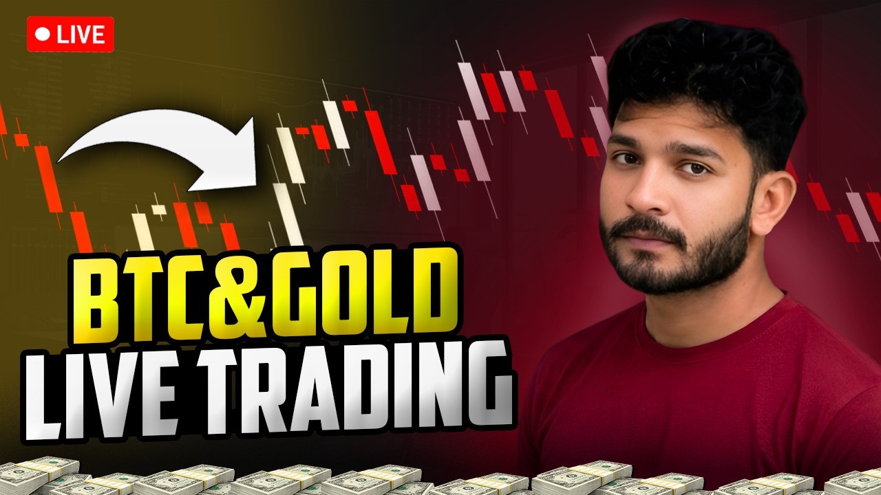 🔴 BTC & GOLD Live Scalping Entery | $500 Challenge | ICT + SMC Strategy | 29 Aug | FlipperxForex