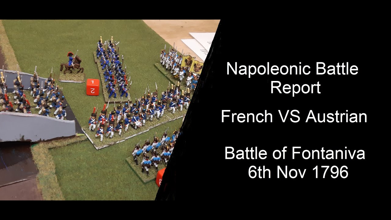 1796 Fontaniva Napoleonic Battle Report - France Vs Austria - #napoleonicwargaming